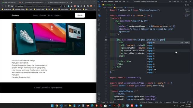 Building a Next-Gen E-Learning Platform with Cordemy: Course Details Page & Next Auth Implementatio смотреть онлайн