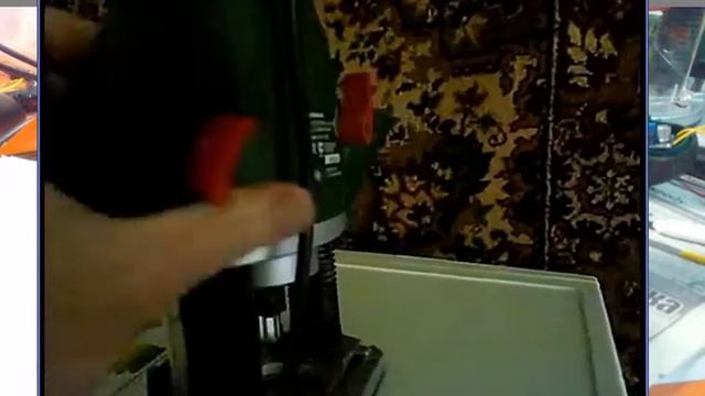 Доработка фрезера Bosch POF 1200 подсветкой Installing light mill Bosch POF 1200 смотреть онлайн