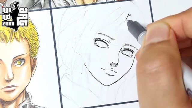 Drawing Attack on Titan in Berserk Style | Special The Final Season смотреть онлайн