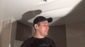 Как слить воду с натяжного потолка своими руками. затопили соседи