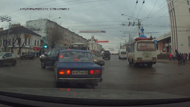 Светофор Кирова- Ленина в Калуге. смотреть онлайн