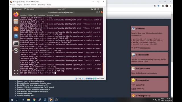 Instalando e acessando uma máquina virtual - Virt Viewer #3 смотреть онлайн