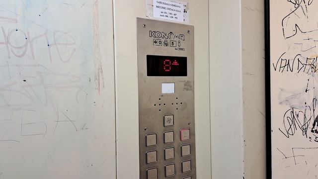 1970s Daka lift mod. by Končar @ Sjenjak, Osijek, Croatia смотреть онлайн