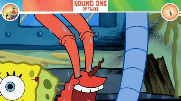 SpongeBob Fights Patrick, DoodleBob, & More with Healthbars! | Nickelodeon Cartoon Universe