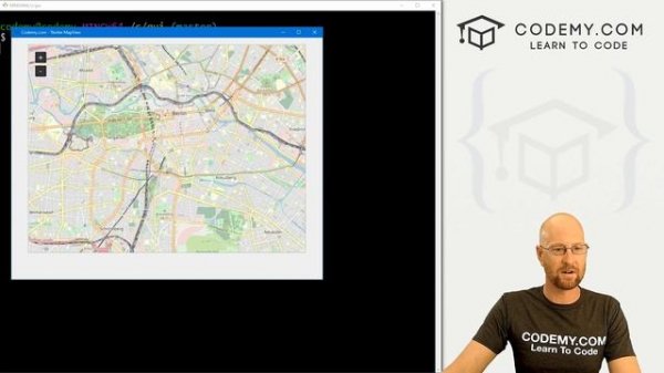 How To Add Maps To Your Tkinter App - Python Tkinter GUI Tutorial 217