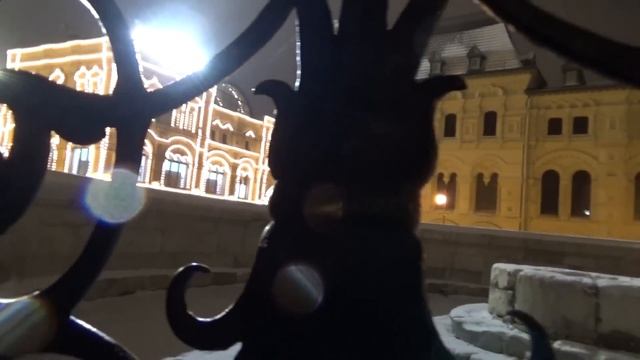 Ночная Москва на машине. Кремль, красная площадь смотреть онлайн