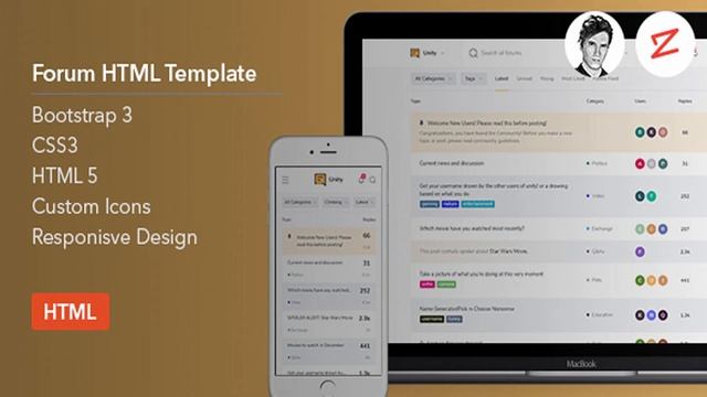 Forum HTML Template | Themeforest Website Templates and Themes смотреть онлайн