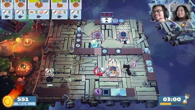 Overcooked 2: Campfire Cook Off 3-4 FINAL LEVEL (3 Stars 2P Co-Op) смотреть онлайн