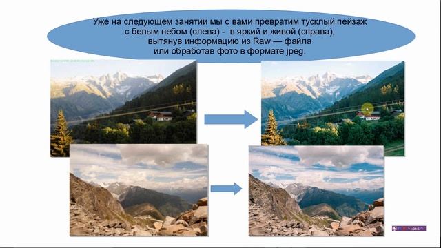 Урок 3. Форматы Raw и Jpeg в фотографии. Как обрабатывать фото в LightRoom?