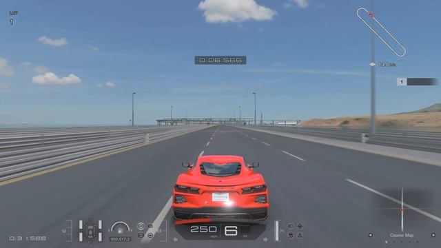 GT7 Corvette C8 263 Top Speed tune смотреть онлайн