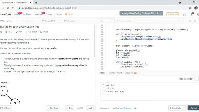 LeetCode 501 Find Mode in Binary Search Tree - FAANG Interview Question. смотреть онлайн