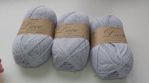 Обзор пряжи Drops Lace. Альпака на шелке.