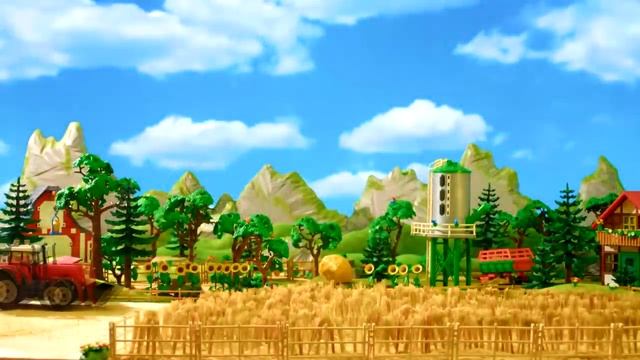 Дети играют с настоящими грузовиками и другими транспортными средствами смотреть онлайн