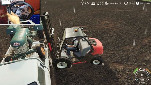 Forklift loading Rescue Tractor | Farming Simulator 19 | pxn v9 gameplay смотреть онлайн