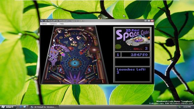 Windows Longhorn (виртуалка) Games: Minesweeper + Pinball 3D