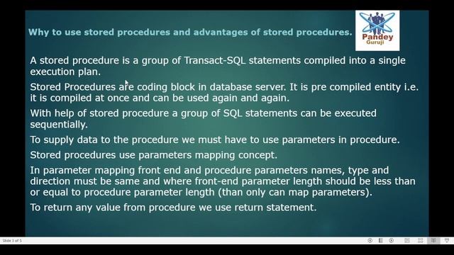 48.Stored Procedures in SQL|Stored procedure interview questions|Real-time use cases |PandeyGuruji смотреть онлайн
