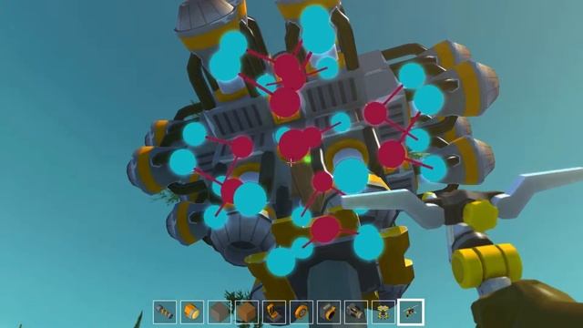 Bouncing cube around the map - Scrap Mechanic смотреть онлайн