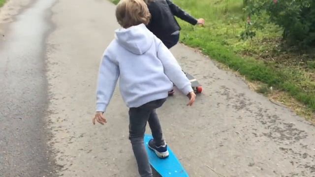 Скейтборды Penny и Mindless.Учимся кататься.Первые уроки катания на скейте и лонгборде смотреть онлайн