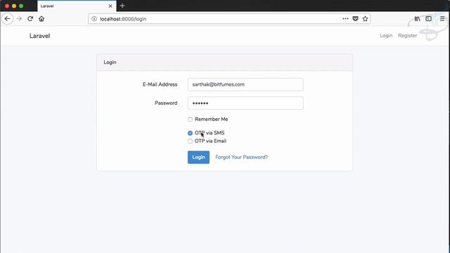 2FA - OTP Login in Laravel | Check for Via смотреть онлайн
