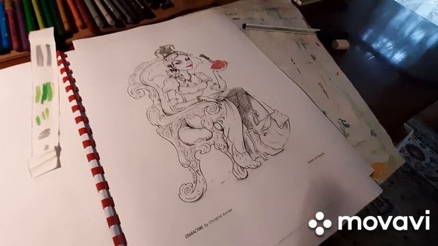 Арт игра " КАРТЫ"/совместное раскрашивание/март 2022/ раскраски антистресс смотреть онлайн