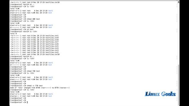 17. Working with permissions and ownership using chmod and chown смотреть онлайн