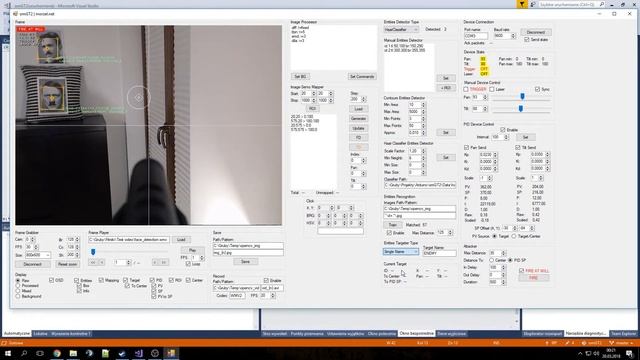 Arduino/OpenCV/C# - Face Detection/Recognition and PID Servo Control Tests смотреть онлайн