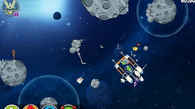 Angry Birds Space Beak Impact 8-14 3 stars смотреть онлайн