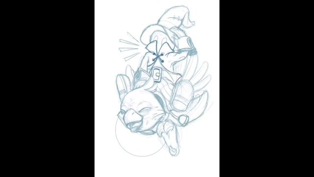 Procreate Sketch Time lapse | Final Fantasy | Chocobo | #1 смотреть онлайн