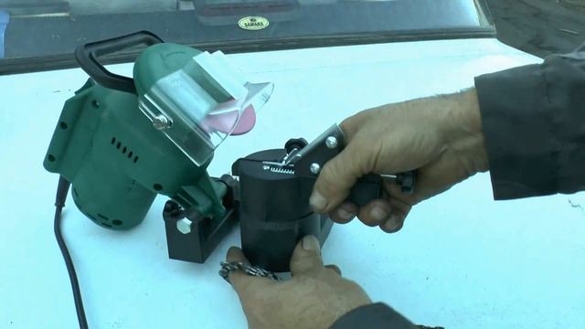 Точильный станок, для цепи. Электрическая точилка, 220 Вольт, для цепной пилы. смотреть онлайн