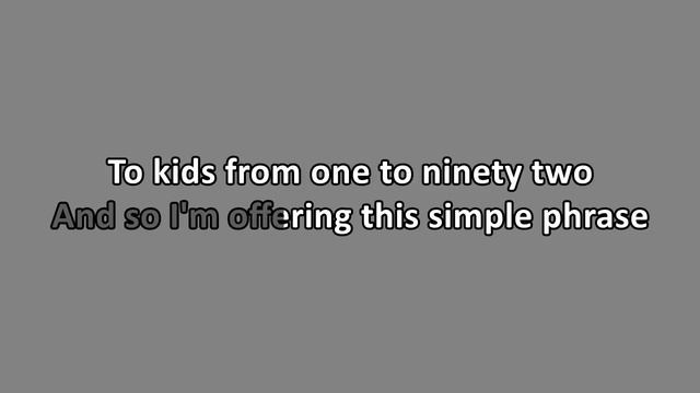 Frank Sinatra - The Christmas Song (Merry Christmas To You) (Karaoke) смотреть онлайн