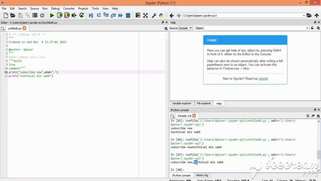 4. print statement ,comment,escape sequences in python for beginner hindi смотреть онлайн