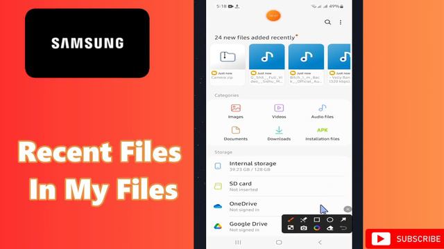 How to Show/Hide Recent Files In My Files Samsung A24 / A34 / A54 / A14 смотреть онлайн