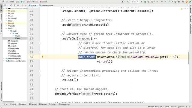 Applying Java Platform Threads & Virtual Threads: Case Study ex1 смотреть онлайн