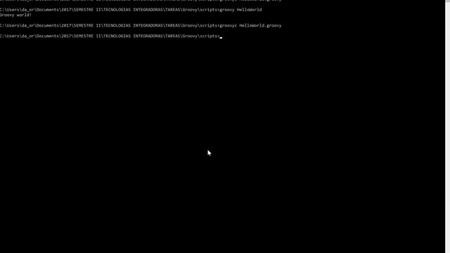 Groovy Hello World смотреть онлайн