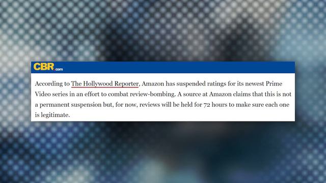 Amazon Halts LOTR: Rings of Power Ratings to Combat Review-Bombing смотреть онлайн