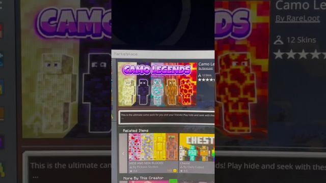 Camo Legends Minecraft Skin Pack! смотреть онлайн