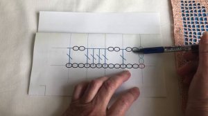 Узор для филейного вязания и рассчёт петель наборного ряда