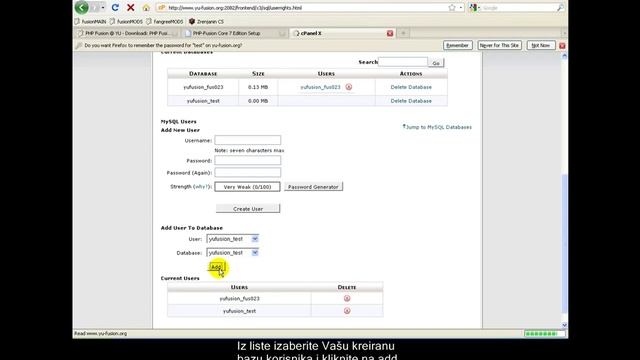 PHP Fusion v7 - Instalacija [ yu-fusion.org ] смотреть онлайн