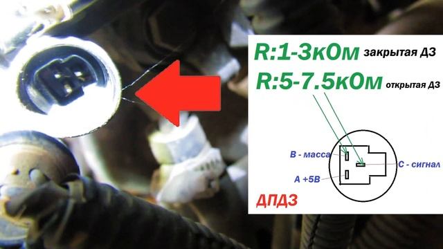 Датчик Положения Дроссельной Заслонки Ланос