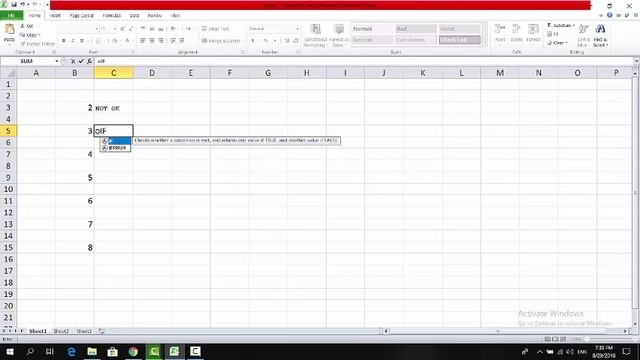 MS Office 2010 | Free Tutorial Ms. EXCEL for Beginners | Part 6 смотреть онлайн