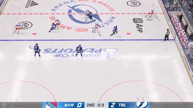 NHL 22 PS4. 2022 EASTERN CONFERENCE FINAL GAME 4: NEW YORK RANGERS VS TAMPA BAY LIGHTNING.06.07.202