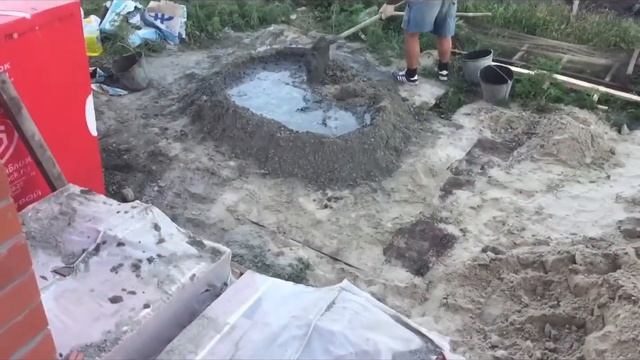 Кладка стен заливка армопояса