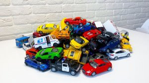 Про МАШИНКИ - Полицейская машина, Пожарная машинка. Распаковка и обзор машинок.