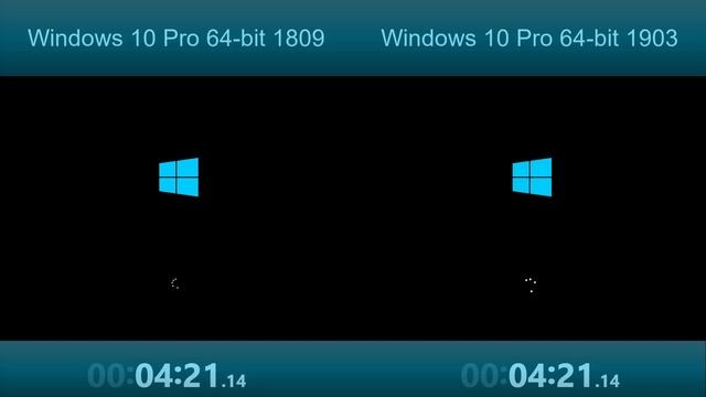 Microsoft Windows 10 Setup Race: 1809 vs 1903 смотреть онлайн
