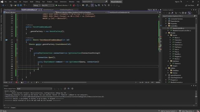 2) MusicCollection C# back end, api, oop, design patterns, DATABASE CONNECTION смотреть онлайн