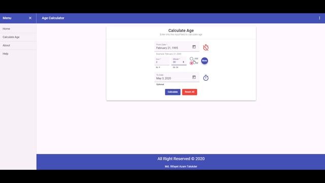 Age Calculator Using Angular смотреть онлайн
