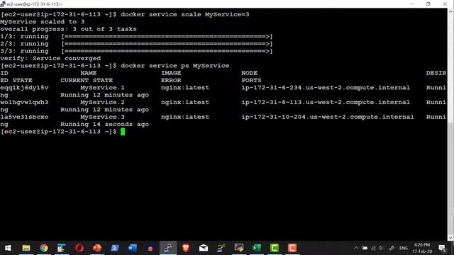 Docker Swarm Service Scaling and Removing - Video 34 смотреть онлайн