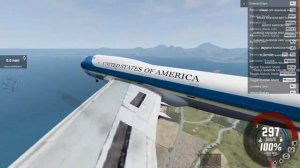 Boeing 747 Air Force One | Beamng Drive Mod Testing + Download