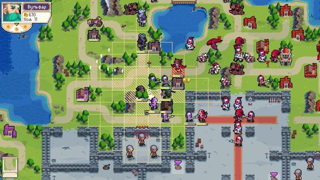 ВОЙНА КОРОЛЕВСТВ на Двоих - ЗАХВАТ КРЕПОСТИ ♦ Wargroove #3 смотреть онлайн