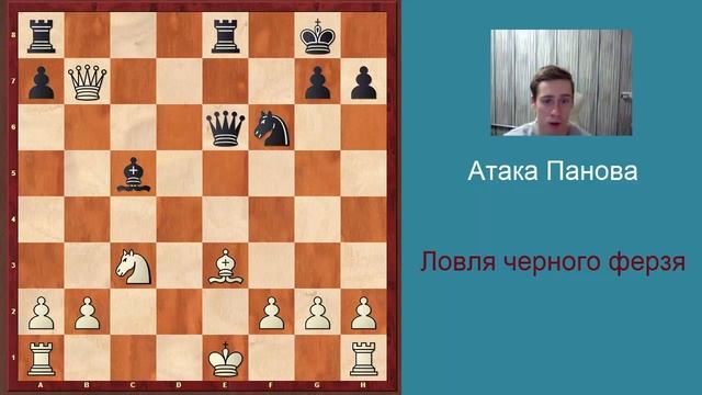Защита Каро-Канн, атака Панова. Ловля черного ферзя смотреть онлайн